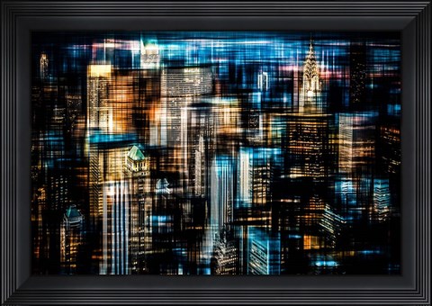 Framed Downtown I Print