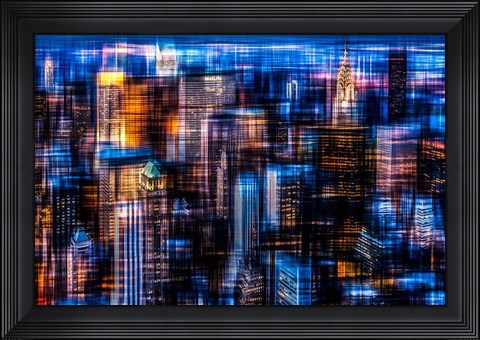 Framed Downtown II Print