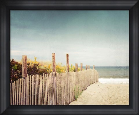 Framed Down to the Sea Print