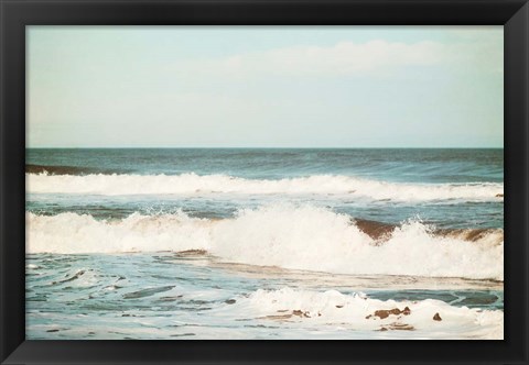 Framed Flowing Sea Print