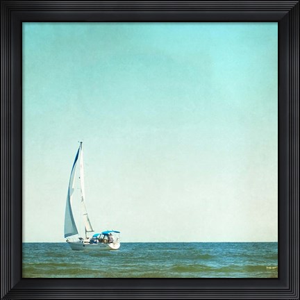 Framed I&#39;m Sailing Away Print