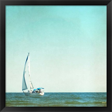 Framed I&#39;m Sailing Away Print