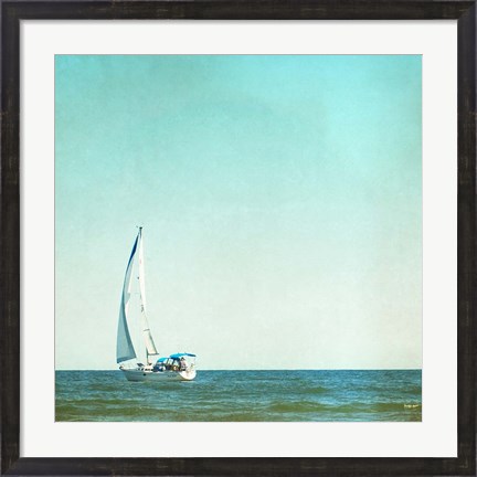 Framed I&#39;m Sailing Away Print