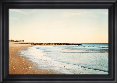 Framed Walking on the Coast Print