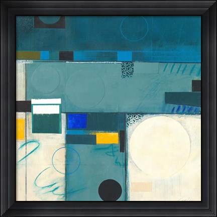 Framed Calypso Blue III Print