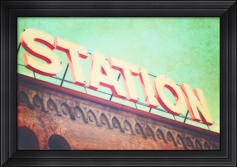 Framed All Aboard Print
