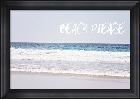 Framed Beach Please Print