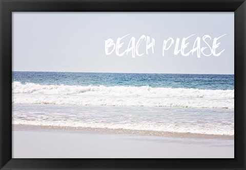 Framed Beach Please Print