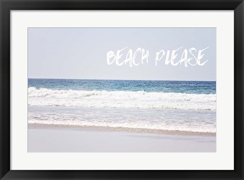 Framed Beach Please Print