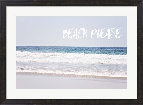 Framed Beach Please Print