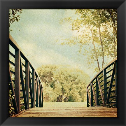 Framed Bridge to Paradise Print