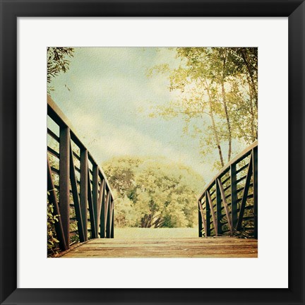 Framed Bridge to Paradise Print