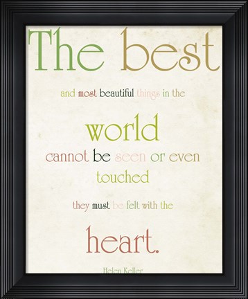 Framed Heart Print