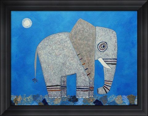 Framed Everything Else Is Irrelephant Print
