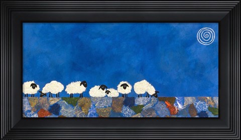 Framed Feeling Sheepish Print