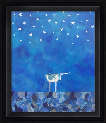 Framed Stars at Night Print