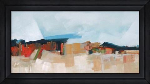 Framed Abstract Landscape Print