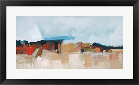 Framed Abstract Landscape Print