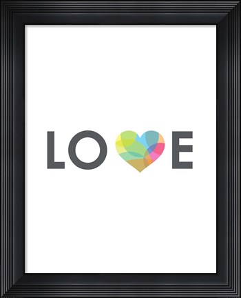 Framed Love Print