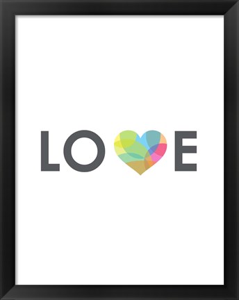 Framed Love Print
