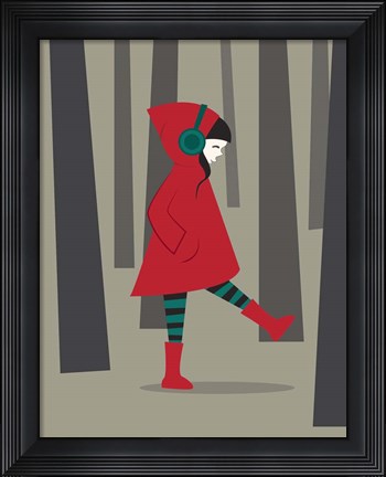 Framed There Is No Wolf Print