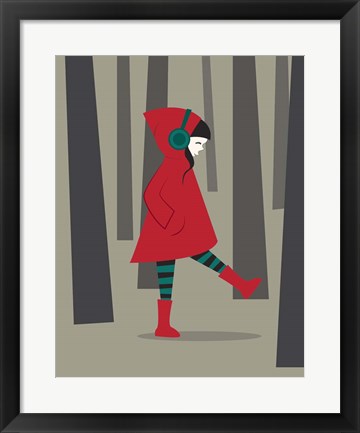 Framed There Is No Wolf Print