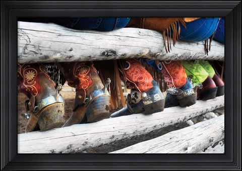 Framed Boots &amp; Spurs Print