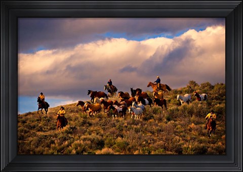 Framed Chasing Thunder Print