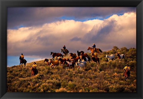 Framed Chasing Thunder Print