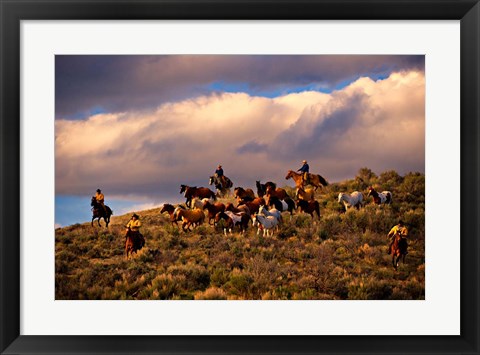 Framed Chasing Thunder Print