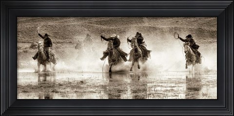 Framed Splash Dance II Print