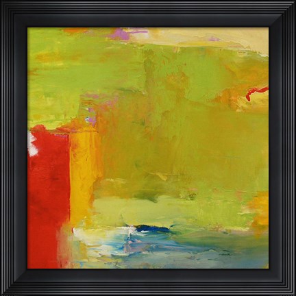Framed Touch of Blue Print