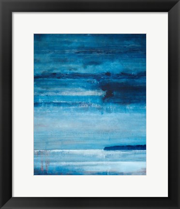 Framed Ocean Blue Print