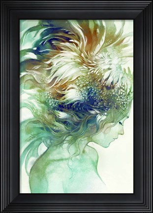 Framed Comb Print