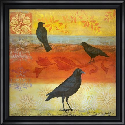 Framed Crow Crossroads Print