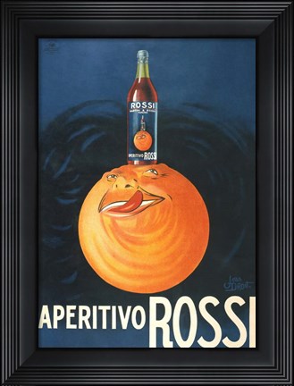 Framed Aperitivo Rossi Print
