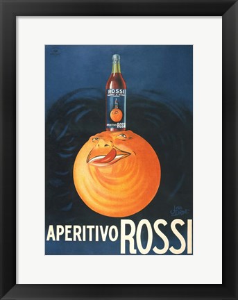 Framed Aperitivo Rossi Print