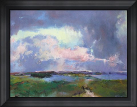 Framed Converging Storms Print