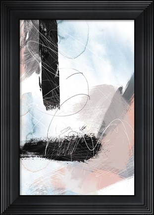 Framed Abstract Blush No. 1 Print
