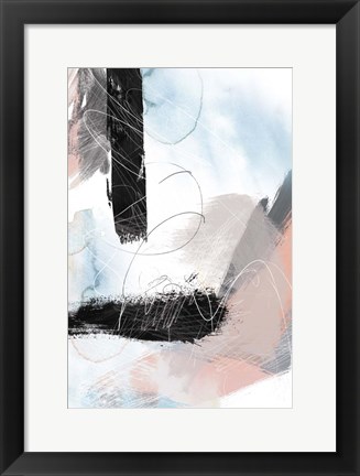 Framed Abstract Blush No. 1 Print