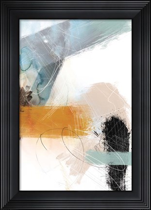 Framed Abstract Blush No. 2 Print