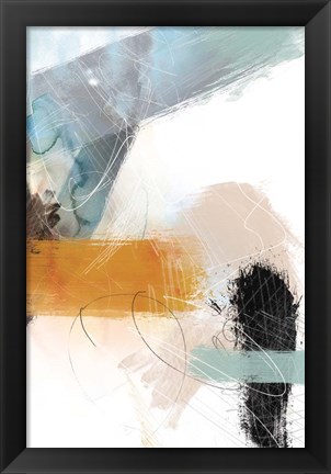 Framed Abstract Blush No. 2 Print