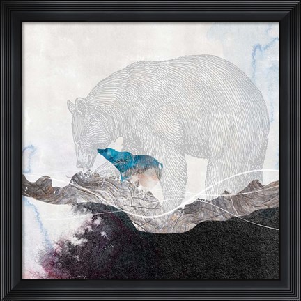 Framed Bear 2 Print