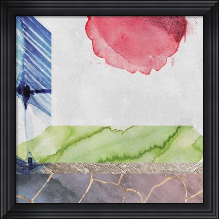 Framed Earth Glows 2 Print