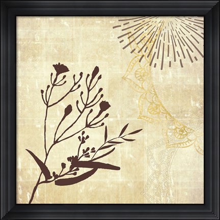 Framed Henna Highlights 1 Print