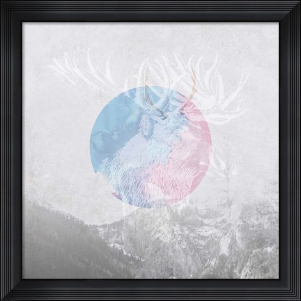 Framed Moose 2 Print