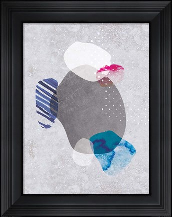 Framed Tidal Impressions No. 2 Print
