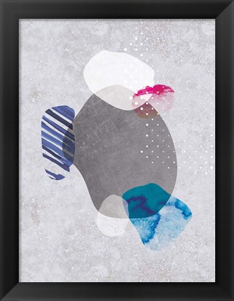 Framed Tidal Impressions No. 2 Print