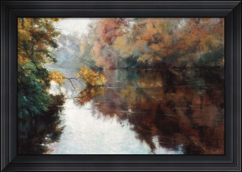 Framed Branch on the Charles Print