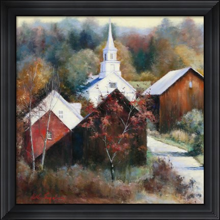 Framed New England Veterans Print